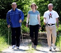 Nordic Walking zu zweit